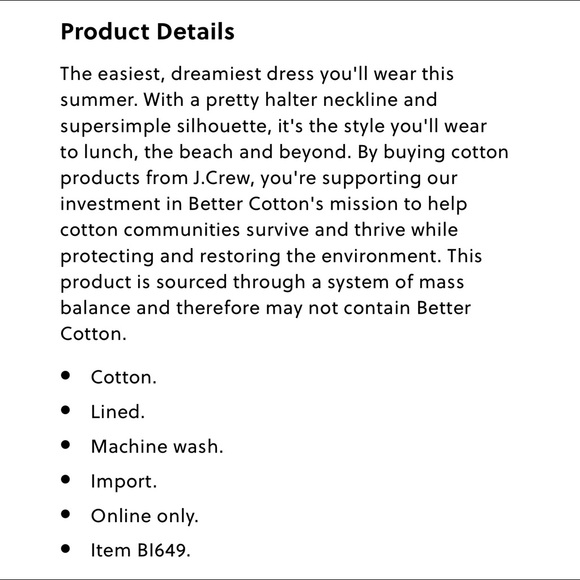 NWT J. Crew Halter Maxi Dress in Soft Gauze - Picture 10 of 12